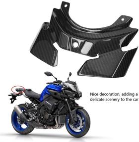 img 2 attached to Acouto Carbon Fiber Motorcycle Taillight Guard Cover - Rear Taillight Guard for Yamaha MT-10/FZ-10 (2016-2018) - High-Performance Motorcycle Accessory