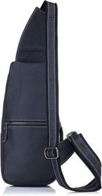 img 2 attached to 🎒 High-Quality Leather Crossbody Shoulder Backpacks for Unmatched Style and Functionality