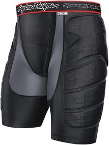 img 1 attached to 🩳 Troy Lee Designs LPS 7605 Protection Shorts - Men's Solid Black, Size L