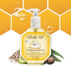 img 4 attached to BELLA B Bee Gone Cradle Cap Baby Shampoo 8 oz - Natural & Organic Treatment for Cradle Cap - Gentle Dry Scalp & Cradle Cap Shampoo for Babies - Effective Baby Shampoo Solution
