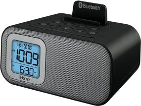 img 2 attached to ⏰ Black iHome IBT22BC Bluetooth Bedside Dual Alarm Clock with USB Charging and Line-In: Enhancing SEO