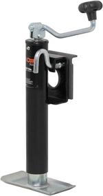 img 4 attached to CURT 28300 Weld-On Swivel Trailer Jack with 2,000 lbs. Capacity and 10-1/2 Inches Vertical Travel