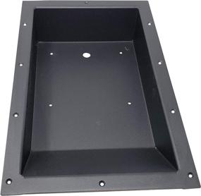 img 3 attached to 🚣 R&R Easy Boat Trolling Motor Pan - Powder Coated Aluminum Foot Pedal Control Tray - Recessed Design