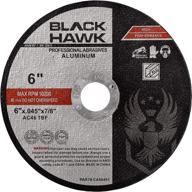 🔪 bha load resistant cut off wheels for aluminum & soft metals - 6" x .045 x 7/8" - 25 pack logo