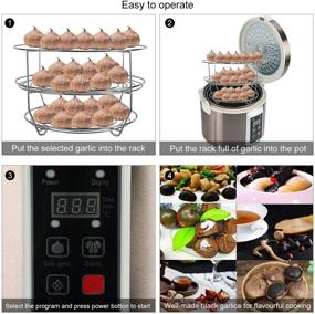 img 1 attached to 🧄 Homend 5L Black Garlic Fermenter: Automatic Garlic Maker for Multiple Clove Garlic in DIY Cooker