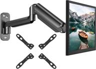 🖥️ huanuo monitor wall mount bracket - gas spring arm stand for 13-42 inch lcd screens - vesa 75x75, 100x100, 200x100, 200x200 - adjustable and articulating with vesa extension kit logo