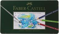🖌️ фабер-кастель fc117536 - художественные акварельные карандаши альбрехта дюрера (36 штук) - премиум ассортимент цветов в металлической коробке логотип