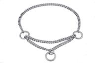 alvalley dog show collar - martingale chain, 1.4mm thickness, 16-inch length logo