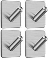🔗 stainless steel adhesive hooks by anteer - heavy duty self stick towel robe hooks | key hooks | coat hooks for home, kitchen, bathroom logo