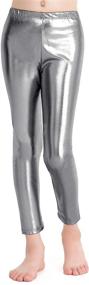 img 3 attached to 💃 Girls' High Waisted Metallic Leggings by Speerise - Trendy Fashion Clothing