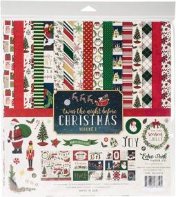 img 1 attached to Echo Park Paper Company Night Before Christmas Collection Kit Vol. 1: A Festive Holiday Crafting Essential