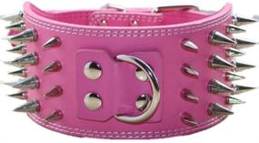 img 2 attached to Haoyueer Leather Studded Terrier Mastiff