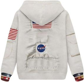 img 2 attached to 👕 Boys' Galaxy Sweatshirts COIKNAVS - Pullover Hoodies for Fashion Hoodies & Sweatshirts in Boys' Clothing