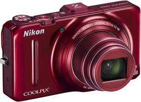 img 2 attached to 📷 Nikon Coolpix S9300 16.0 MP Digital Camera - Red: Capture Vibrant Moments in High Resolution