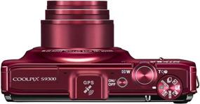 img 1 attached to 📷 Nikon Coolpix S9300 16.0 MP Digital Camera - Red: Capture Vibrant Moments in High Resolution