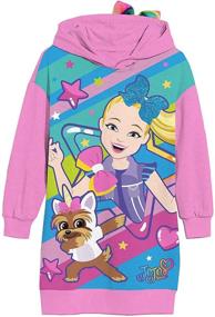 img 3 attached to 👧 JoJo Nickelodeon Girls' Hooded Dress - Clothing for Girls