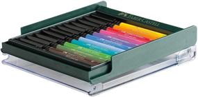 img 3 attached to 🖌️ Faber-Castell PITT Artist Brush Pen Set: 12 Intensive Colours in a Robust Workstation - Enhance Your Artistic Experience