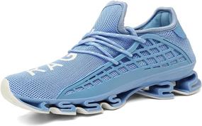 img 2 attached to 👟 DUORO Men's Running Shoes Women's Breathable Sneakers Blade Athletic Casual Mesh Slip-on Lightweight Tennis Sports Shoe for Men