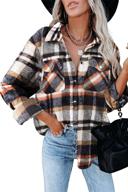 yocur flannel jackets cardigan apricot women's clothing in coats, jackets & vests logo