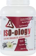 🏋️ enhance your workouts with vanilla leucine-enhanced whey isolate – body nutrition iso-ology 4 lb logo