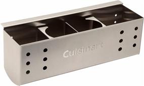 img 3 attached to Efficient Organization: Cuisinart CSC 1000 Stainless Steel Caddy for Utensils and Cutlery