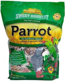 img 1 attached to 🦜 Nutritious Harvest Parrot Seed Mix (Sunflower-Free), 4 lbs Bag - Premium Blend for Diverse Parrot Species
