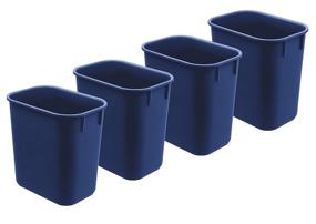 img 4 attached to Acrimet Wastebasket 13QT Pack Color