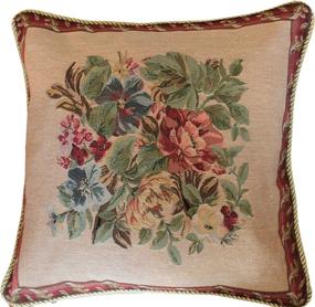 img 4 attached to Tache Floral Bordered Cushion Cover