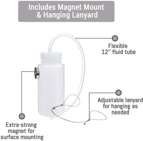 img 3 attached to Mission Automotive 16oz Brake Bleeding Kit - One Person Fluid Bleeder for Cars and Motorcycles - Easy-to-Use with Magnet Mount and Hanging Lanyard - 16oz Capacity