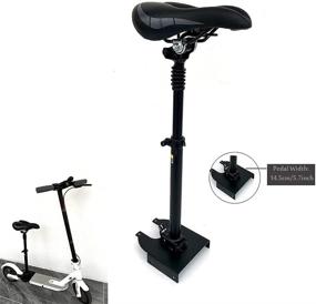 img 3 attached to 🛴 GLDYTIMES Adjustable Saddle for Xiaomi M365 Pro/1S Electric Scooter - Easy Height Adjustment & Folding-Free Attachment Seat