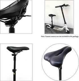 img 1 attached to 🛴 GLDYTIMES Adjustable Saddle for Xiaomi M365 Pro/1S Electric Scooter - Easy Height Adjustment & Folding-Free Attachment Seat