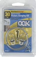 🖼️ professional picture hanging kit, brass art hangers, reusable picture hooks - ook 535640, supports up to 30lb (7 piece kit) logo