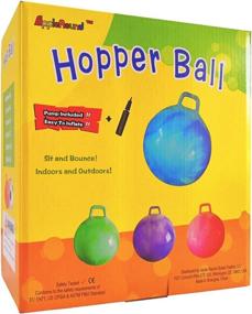 img 2 attached to 🏀 AppleRound Space Hopper Ball for Sports & Outdoor Play, with Increased Diameter - Improve SEO