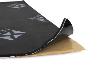 img 1 attached to 🔇 NVX SDRF20: High-Quality Adhesive Black Foam Rubber Tri-Layer Sound Damping - 20 Sq Ft Coverage