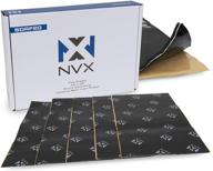 🔇 nvx sdrf20: high-quality adhesive black foam rubber tri-layer sound damping - 20 sq ft coverage logo