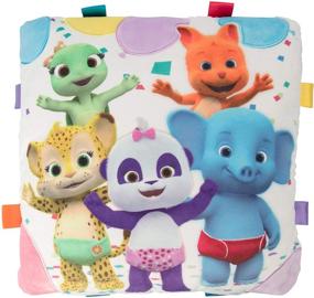 img 3 attached to 🧸 Snap Toys Word Party Pillow - Small Square Pillow with Characters from The Hit Netflix Show - Cuddly Pillow for Toddlers and Preschoolers - Vibrant Colors for a Cozy Experience