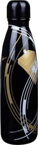 img 3 attached to 17 oz Gold Tardis Design Doctor Who Stainless Steel Water Bottle - Vacuum Insulated, Double Walled - Official Dr. Who Merchandise