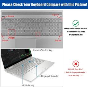 img 3 attached to 💻 Laptop Pavilion Spectre Keyboard Cover: Essential Computer Accessories & Peripherals