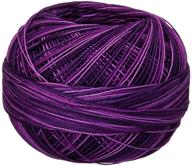 🧵 handy hands lizbeth cotton thread - 210-yard, 25gm - vibrant elderberry jam color logo