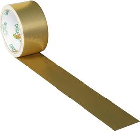 img 2 attached to 🦆 High-quality Duck 280748 Metallic Gold Duct Tape - 1.88" x 10 Yards, Single Roll