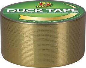 img 3 attached to 🦆 High-quality Duck 280748 Metallic Gold Duct Tape - 1.88" x 10 Yards, Single Roll