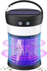 img 4 attached to 3-in-1 Bug Zapper, Insect Fly Traps, and LED Camping Lantern for Enhanced Mosquito Control - Waterproof, USB/Solar Rechargeable, 9-Hour Battery Life - Ideal Mosquito Killer for Home, Kitchen, Patio, Backyard, and Camping