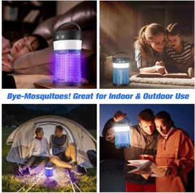 img 2 attached to 3-in-1 Bug Zapper, Insect Fly Traps, and LED Camping Lantern for Enhanced Mosquito Control - Waterproof, USB/Solar Rechargeable, 9-Hour Battery Life - Ideal Mosquito Killer for Home, Kitchen, Patio, Backyard, and Camping