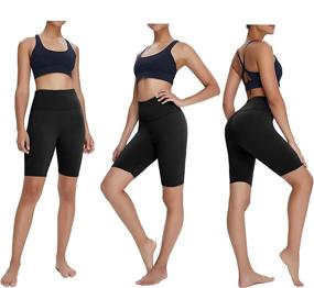 img 3 attached to Sundwudu Pack Biker Shorts Women Sports & Fitness in Cycling