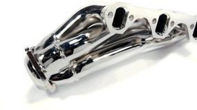 img 1 attached to Enhance Your Ford Mustang's Performance with BBK Shorty Tuned Length Exhaust Headers - Chrome Finish | 1-5/8" | 5.0L