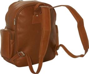 img 1 attached to 🎒 Piel Leather Saddle Expandable Backpack