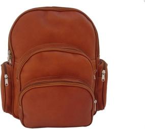 img 4 attached to 🎒 Piel Leather Saddle Expandable Backpack
