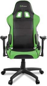 img 3 attached to 🎮 Arozzi Verona V2 Advanced Gaming Chair - Racing Style, High Backrest, Recliner, Swivel, Tilt, Rocker, Seat Height Adjustment, Lumbar & Headrest Pillows Included, Green