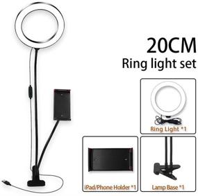 img 3 attached to Selfie Ring Light Cellphone Stand