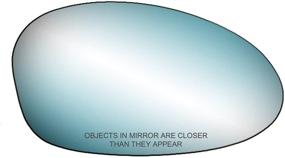 img 1 attached to 🔷 Fit System BMW Mirror Glass - Heated, Passenger Side, Blue Lens, No Auto Dimming - 1/3 Series Coupe/Convertible/Sedan/Wagon - 3 15/16" x 7" x 6 3/4